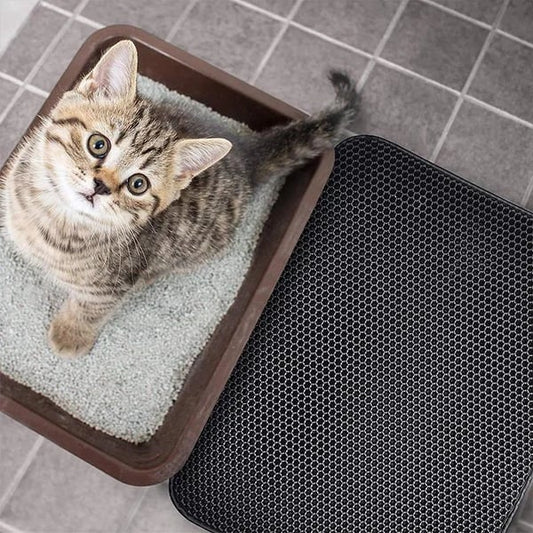 ⏰Christmas Pre Sale 49% Off🔥Non-Slip Cat Litter Mat-BUY 3 GET 1 FREE（Free Shipping)