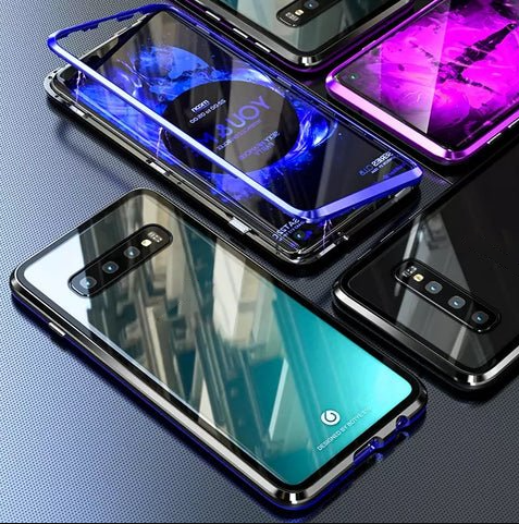 (🎁2024 Nouvel An Vente chaude🎁)Étui de téléphone à double face en verre trempé magnétique pour Samsung